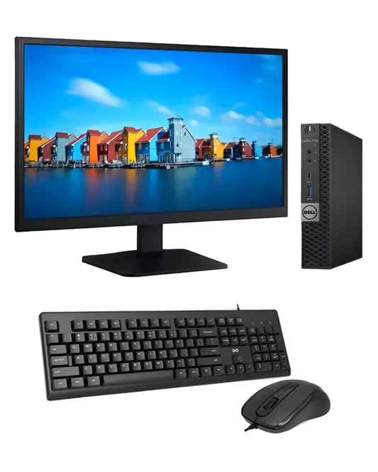 Mini Torre Dell / Core I7 8Tha / 24Gb De Ram / 512Gb Ssd / Monitor 24" / Mouse y Teclado
