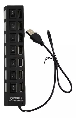 Hub Usb De 7 Puertos