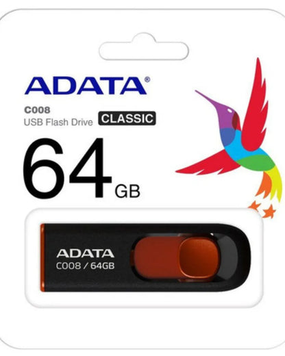 Memoria Usb 64Gb Retráctil C008
